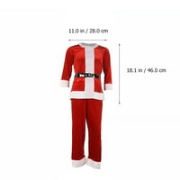 Set božićnog kostimova Santa Claus Suit Ait Festival Oprema za odjeću