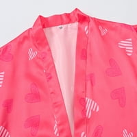Dječji kaput, dječja dječja djevojka print ljetni kimono haljina ogrtač za spavanje odjeće