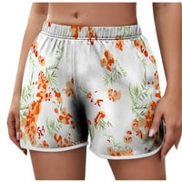 Okbop Atletski kratke hlače za žene Ljeto tiskovine plaže Hlače za djevojke Soccer Htorks White XL
