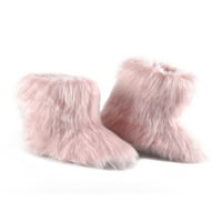 Gomelly Womens meke zimske tople gležnjače čizme Shaggy Pull na snježne casual cipele veličine 6-11