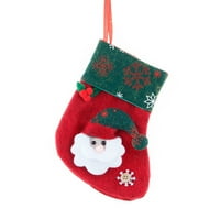 Outfmvch Christmal Decoctions Početna Dekor Fashion Božićni čarape Poklon torba Božićna stabla ukras za odmor