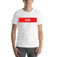 3xl Super crveni blok Alec kratki rukav pamučna majica s nedefiniranim poklonima