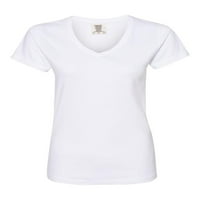 Udobne boje - Ženska majica s otvorenim ženama - - bijela