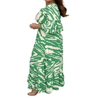 Colisha Dame Ljeto Plaže Sundress Deep V izrez Long Maxi haljina haljina haljina havajska praznična