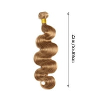 Kozmetički alat Primite snop za kosu Brazilska pletenica za kosu prirodna smeđa valovita kosa