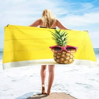 Ananas plaže ručnik lagana mikrovlakana za apsorpciju mikrovlakana Brzi suhi pijesak Besplatni ručnici s blagim bazenom za kupanje ručnici za kupanje