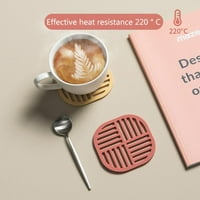 Visoka temperatura otporna na silikonsku izolaciju toplotne izolacije silikonska placemat pića Coaster