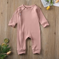 Baby Girl Boy Rodper Bodysuit Solid Plain One Jumpsuits bez rukava odjeća za bebe
