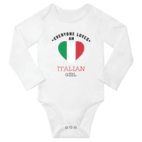 Svi vole italijansku djevojku za bebu dugih leđa