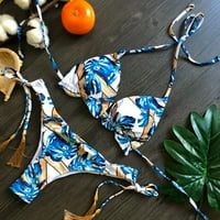 GDFUN Women Bandeau zavoj bikini set push-up brazilski kupaći kostimi za kupaći kostim kupaći kostim