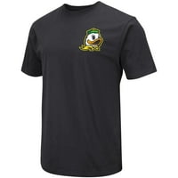 Muški kolosseum crni oregon patke bejzbol na palubi 2-hit majica