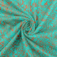 Onuone Rayon TURQUOISE zelena tkanina Blokiraj DIY odjeću pretežanje tkanine Tkanina od dvorišta Wide-Ty