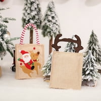 Ayyufe božićne torbe za poklone ELK uzorak koji ne deformira FLA ANLER oblik ručke poklon pakiranje