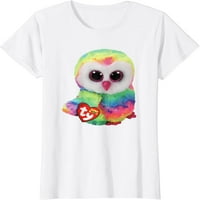 Slatka TY Owen sova Boo Cat Fly Toy majica za ženska majica Modni bijeli tee