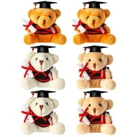 Punjeni medvjedi privjesak diplomski medvjeda Privjesak plišani medvjeda tipke Mali medvjed viseći dekor