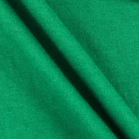 Zeleni vrhovi za žene Žene Ljetne vrhove Žene Crewneck's Day Ispiši majice Modne udobne ženske bluze