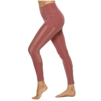 Adviicd joga hlače za žene joge gamaše ženski poprečni struk joga bootcut hlače visoki struk trbušni upravljački radnik bootleg gamaše široke pantalone za noge Brown s