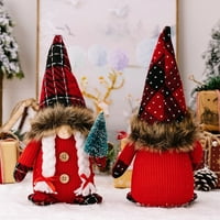 Naiyafly Božićni gnomi ukrasi pliša za odmor Stol za odmor Dekor Santa Elf Dolls