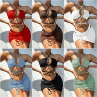 Žene kupaći kostimu Tri bikinija Ljetna ženka Bikini