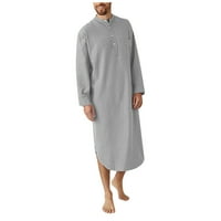 Košulje za muškarce za muškarce dugih rukava za muškarce Arapska prugasta otisnuta majica muslimanski