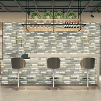 Fdelink zidne naljepnice Dekor kamene zidne naljepnice Rustikalni kućni efekt za proizvodnju samoljepljiva 3D kućni dekor