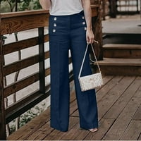 Ichuanyi ženske hlače, seksi ženske modne hlače casual labave elastične pantalone na širok pantalone