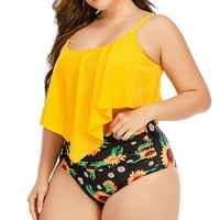 Žene plus veličina visokog struka kupaći kostimi za kupaći kostimi od plaže atletski kupaći kostimi