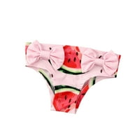 Musuos Baby Girl Bikini Set Watermelon Print vezati halter cijev vrhunska kratka dna