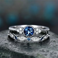 Fress Forges za žene Mather's Day Pokloni Ženski modni dijamantni prsten Par Nakit Prstenje za prstenje