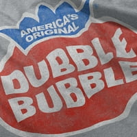 Vintage Dubble Bubble guma Dvostruki logotip Toddler Boy Girl majica Dojenčad Toddler Brisco Marke 6m