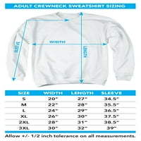 Blue-ove tragove prijateljske zabave Unise dukserica za odrasle Crewneck