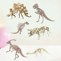 DIY dinosaur DIY Drvo Dinosaur Toy Creative Dinosaur Model igračaka za dijete djeteta