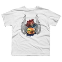 Leteći Burger Boys Red Graphic Tee - Dizajn od strane ljudi s