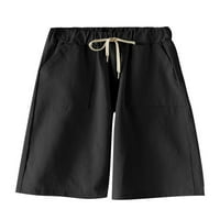 GRIANOOK DAMES DRKE BERMUDA kratke vruće hlače Duljina koljena na sredini struka Mini nacrtač elastičnog
