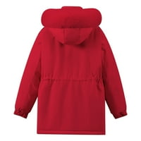 Zimske jakne za žene Trendy Puffer jakna Ženski s kapuljačom vodootporna jesen i zimska pamučna odjeća kapuljača PARKA Topla struka džep pamučna jakna