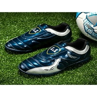 Lacyhop Boys Atletska cipela za cipele Zemljište Soccer Cleats Sport Football Cipele Vanjski prodirni treneri Lagana obuka Plava 13c