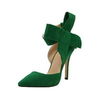 OAVQHLG3B Ženske cipele Ljeto Stilettos super visoke pete Exquisite Casual Roman Stil Sexy Flock Bowknot Arklea sandale