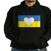 Cafepress - Ukrajinska dukserica za srce - Pulover Hoodie, klasična, udobna dukserica sa kapuljačom