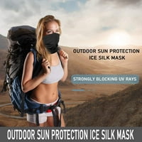 Izrez GAITER maska ​​za lice šal za zaštitu od sunca za prašinu Hladno lako otporno na vjetrovima, prozračan ribolov planinarenje trčanje biciklom