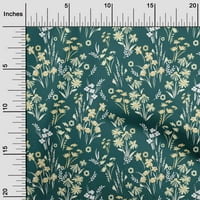 Onuone svilene tabby tamne teal zelene tkanine cvjetni obrtni projekti Dekor tkanina koji se štampaju