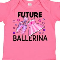 Inktastična budućnost balerina sa baletnim cipelama i tutu poklon baby boy ili baby girl bodysuit