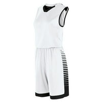 Holloway Sportswear XL Ženski Arc Jersey White Scarlet 224370