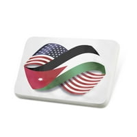 Porcelein Pin Infinity zastave SAD i Jordan Lapel značka - Neonblond