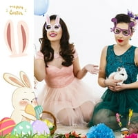Uskršnje naočale zeko jaja pilić blistaju naočale okvira FOTO rekviziti smiješni prerušiti se rođendanski ukrasi za odrasle dječji poklon