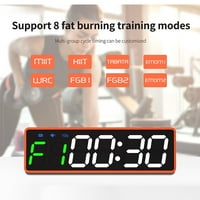 Prijenosni interval Workout Timer LED digitalni punjivi TIMER TIMER STOPWATCH