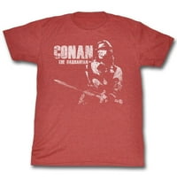 Conan ikone Conan bijeli majica za odrasle s kratkim rukavima