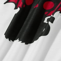 Biekopu Halloween pidžama za obitelj slatka crna mačka ispis dugih rukava Raglan vrhovi + hlače set za spavanje
