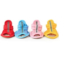 Wirlsweal Pet Cipele Solid Boja Anti-skid gumene potplatne sandale za pse za na otvorenom