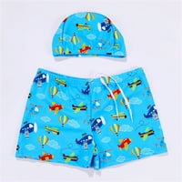 TODDLER Little Boys kupaći kupaći kostim prtljažnika s plivačkom čepom Dječje dječake kupaći kostimi,
