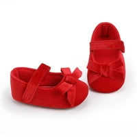 Veličina katAlemske djevojke cipele za djecu Dječje djevojke Soild Color Bowknot Princres cipele mekane jedinice djevojke haljine cipele veličine crvene mjesece